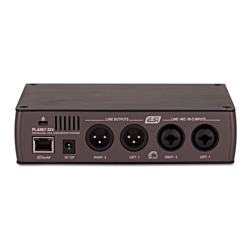 ESI Planet 22x Interfaccia Audio Dante Professionale 2 In/2 Out
