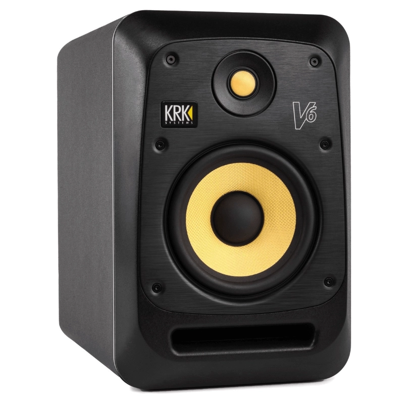 KRK V6 S4 Black Monitor da Studio Attivo 6.5"/1" a 2 Vie 155W Nero