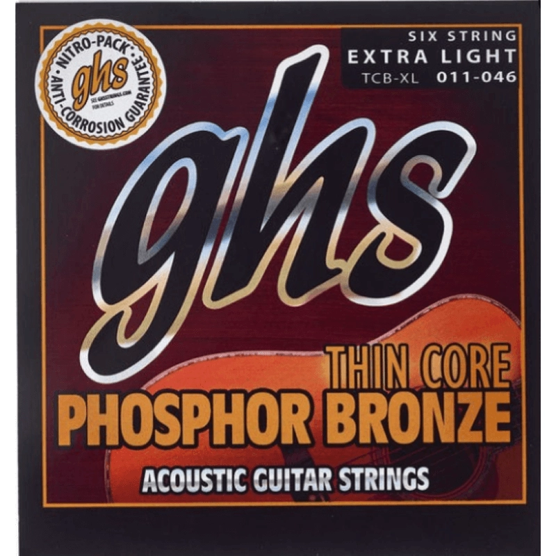 GHS TBC XL Muta corde chitarra acustica 11-46