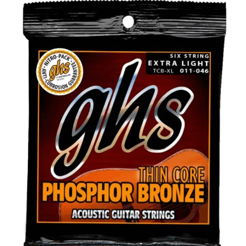 GHS TBC XL Muta corde chitarra acustica 11-46