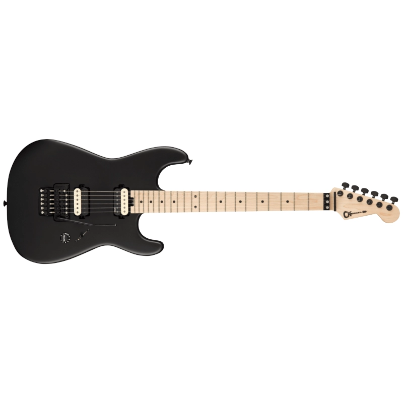 Charvel Jim Root Signature Pro-Mod San Dimas® Style 1 HH FR M, Maple Fingerboard, Satin Black
