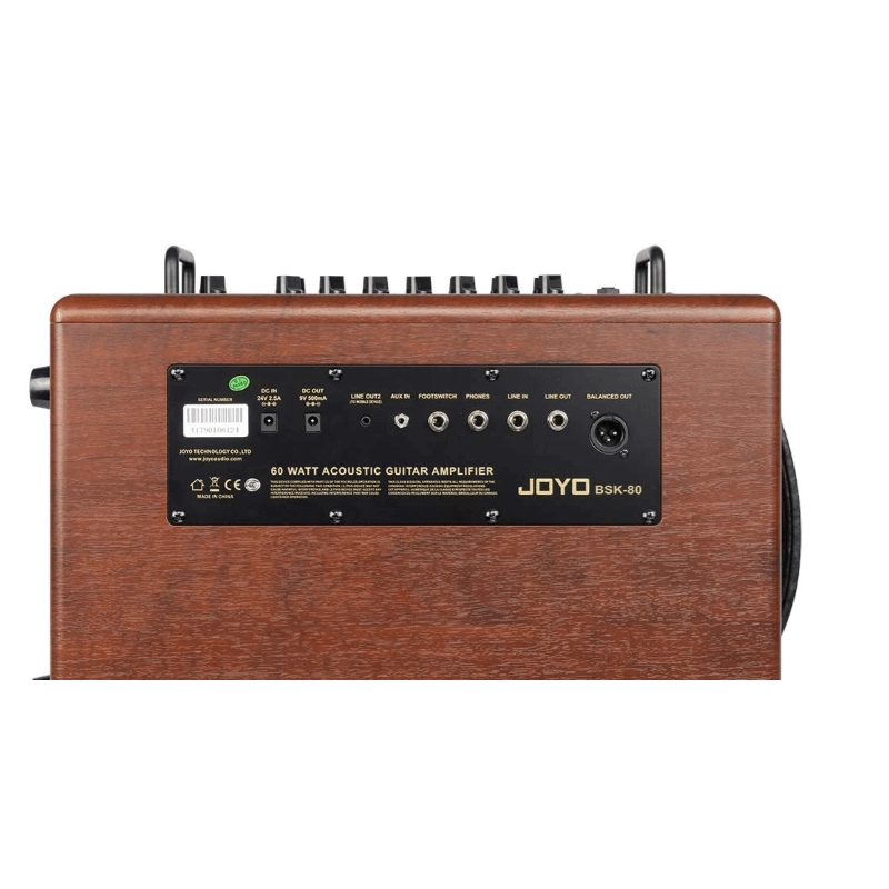 JOYO BSK-80 Amplificatore Chitarra Acustica e Voce a Batteria e Bluetooth