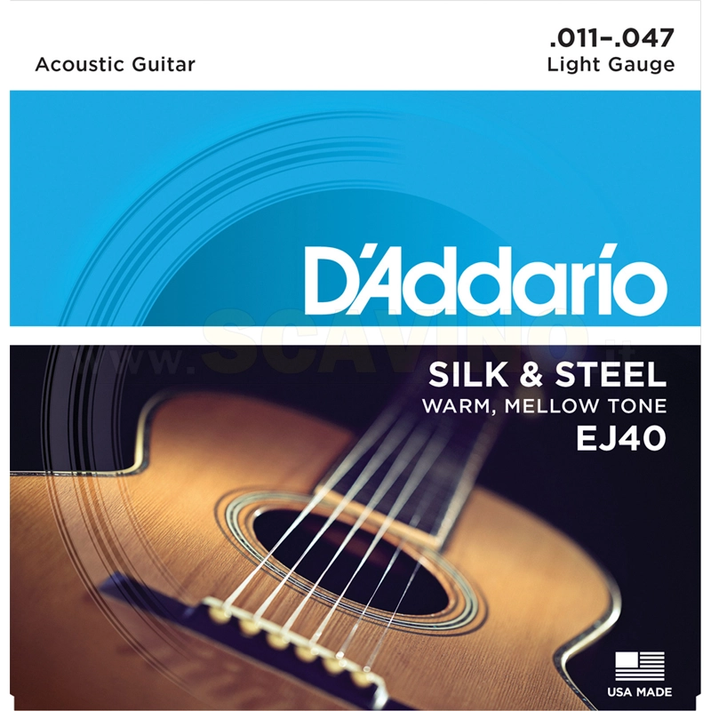 D'Addario EJ40 Muta Corde per Chitarra Folk