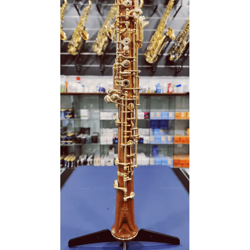 usato Patricola S.6 Evoluzion Oboe in Bois De Rose con Chiavi Dorate 24kt