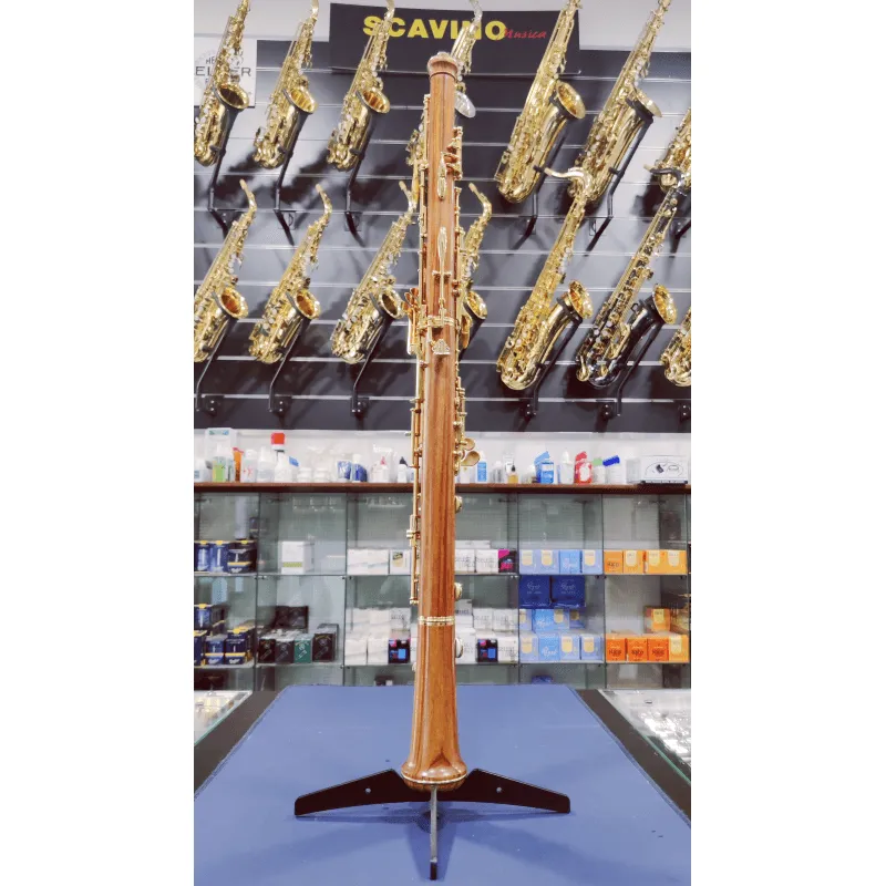 usato Patricola S.6 Evoluzion Oboe in Bois De Rose con Chiavi Dorate 24kt