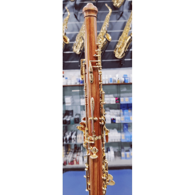usato Patricola S.6 Evoluzion Oboe in Bois De Rose con Chiavi Dorate 24kt