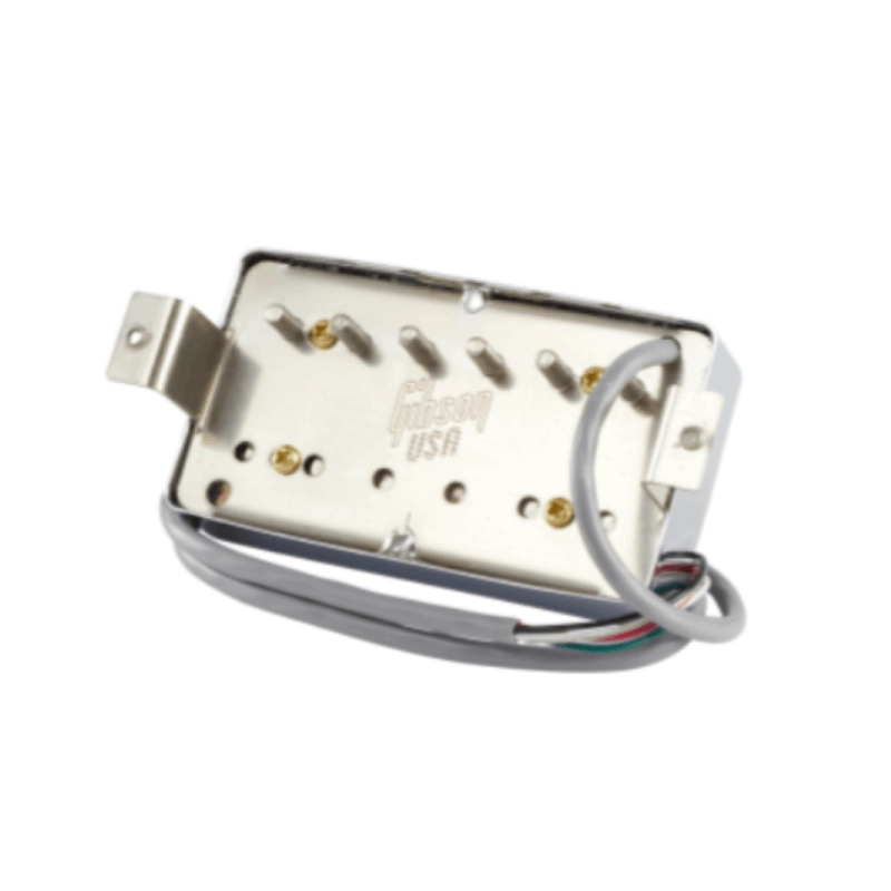 Gibson pickup 490R "Modern Classic" (Rhythm,Double Black, Chrome cover, 4-conductor, Potted, Alnico II)