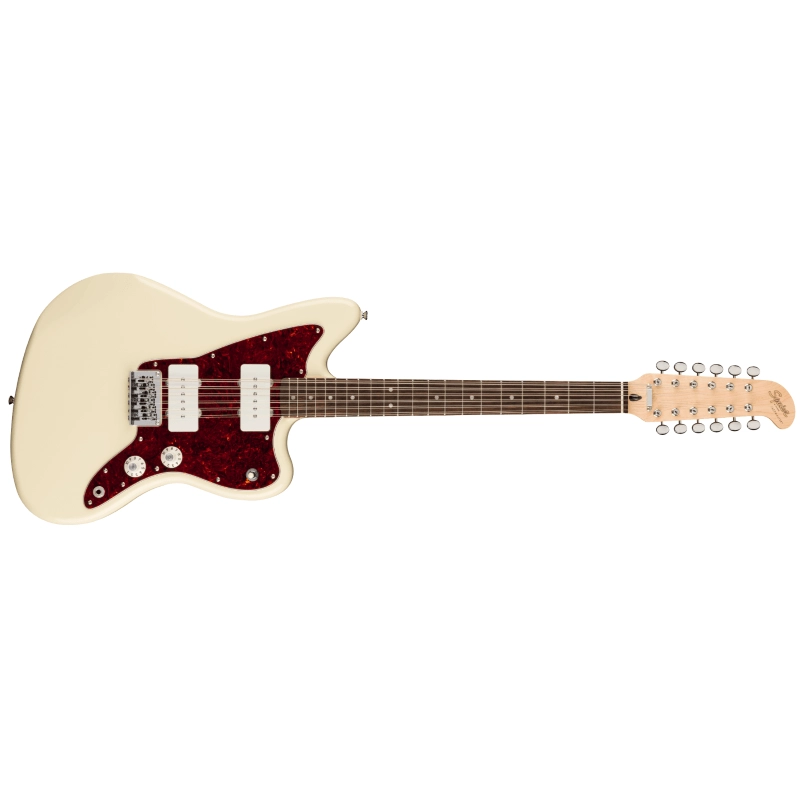 Squier Paranormal Jazzmaster® XII,Tortoiseshell Pickguard, Olympic White 0377051505