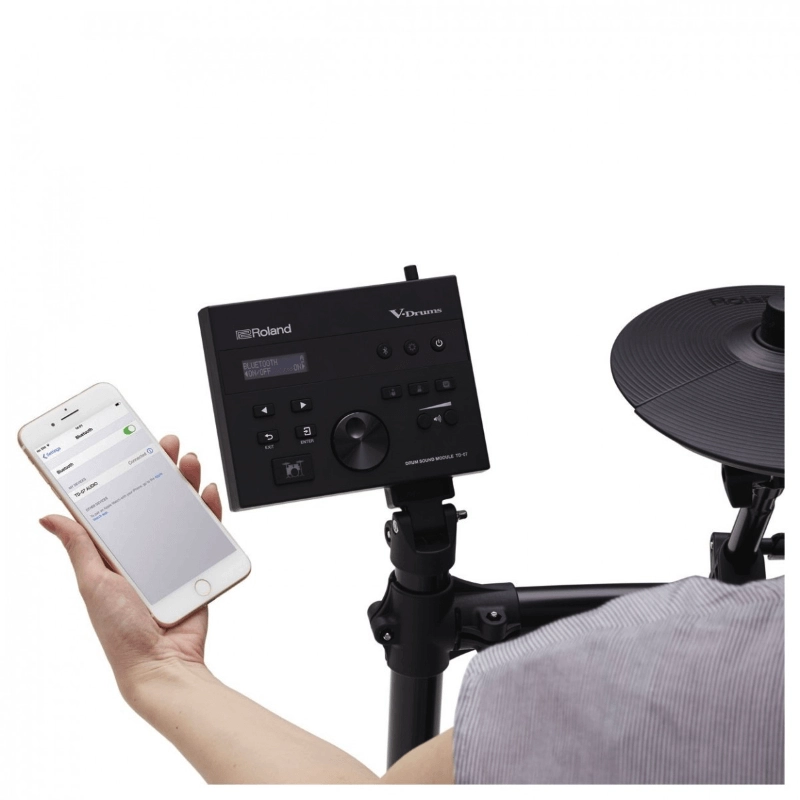 Roland TD07KV Batteria Elettronica 5 Pad con Charleston Piatti e Supporto Rack