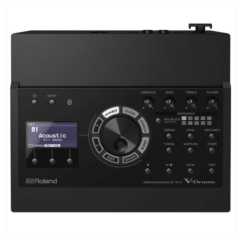 Roland TD17KVX Batteria Elettronica con 5 Pad Charleston e Supporto