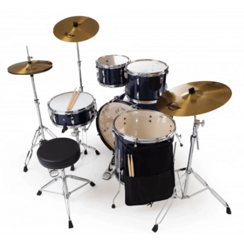 PEARL RS525SBC/C743 Batteria 22 10 12 16 14 Roadshow Royal Blue Metallic con Hardware e Piatti Sabian 20 16 14