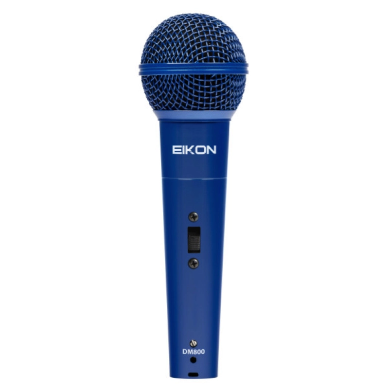 Eikon by Proel DM800BL Blue Microfono Dinamico per Voce Blu