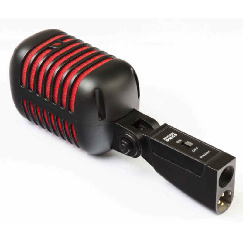 Eikon by Proel DM55V2RDBK Red Balck Microfono Dinamico per Voce Vintage Style Rosso/Nero