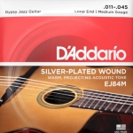 D'addario EJ84M Set corde Gypsy Jazz, Loop End, Medium, 11-45