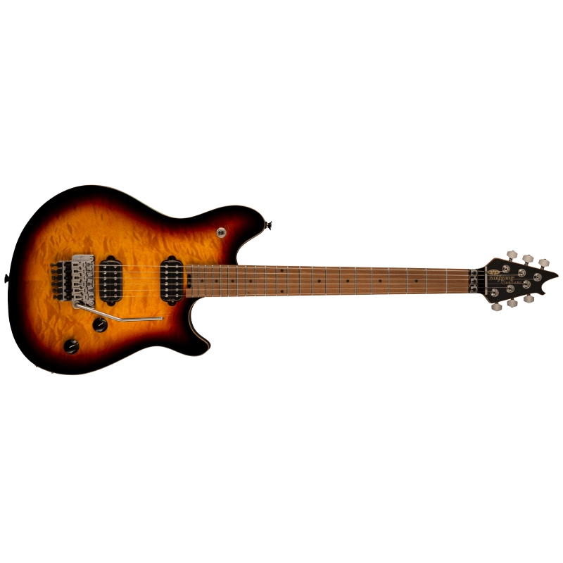 EVH Wolfgang® WG Standard QM, Baked Maple Fingerboard, 3-Color Sunburst