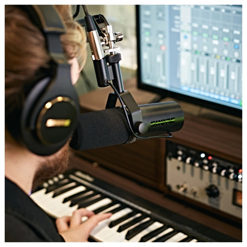 SHURE SM7DB Dynamic Vocal Microphone With Built-in Preamp