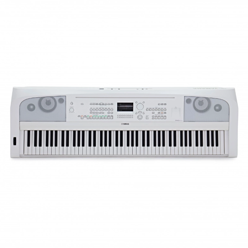 Yamaha DGX670WH Pianoforte Digitale 88 Tasti Graded Hammer Bianco