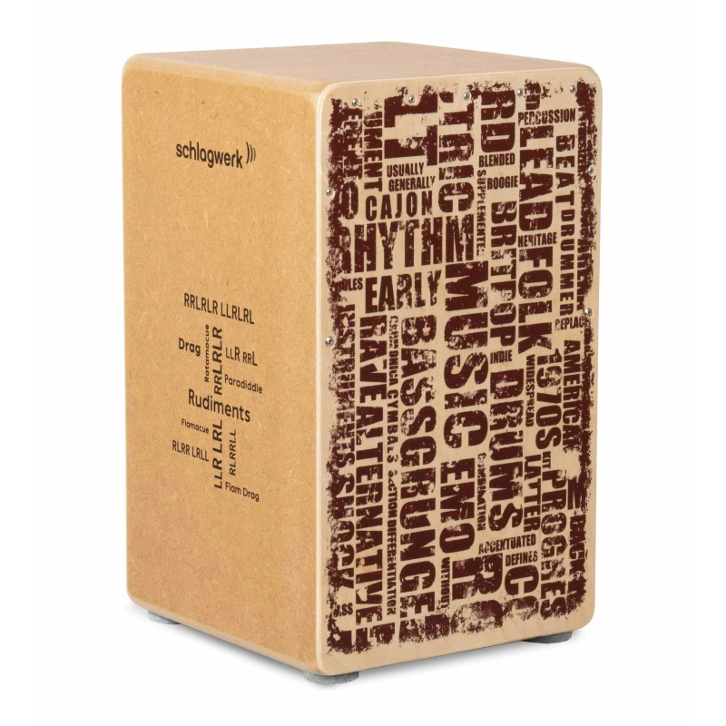 Schlagwerk CP85 Cajon Rudiments Styles in Betulla 30 x 30 x 50