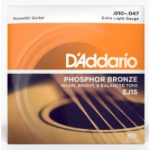D'Addario EJ15 Corde chitarra Acustica 10-47  Fosforo