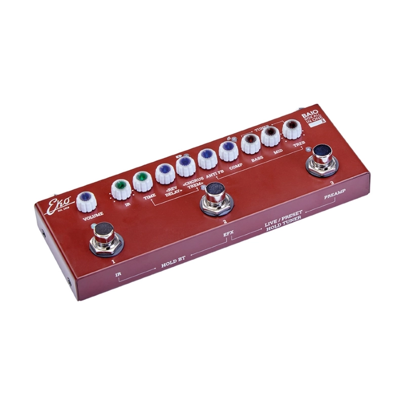 Eko Guitars BAIO A Pedale Multieffetto con IR integrati per strumenti acustici