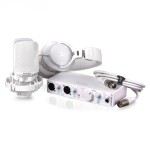 Arturia MiniFuse Recording Pack White Bundle con MiniFuse 2, Microfono, Cuffia e Cavi