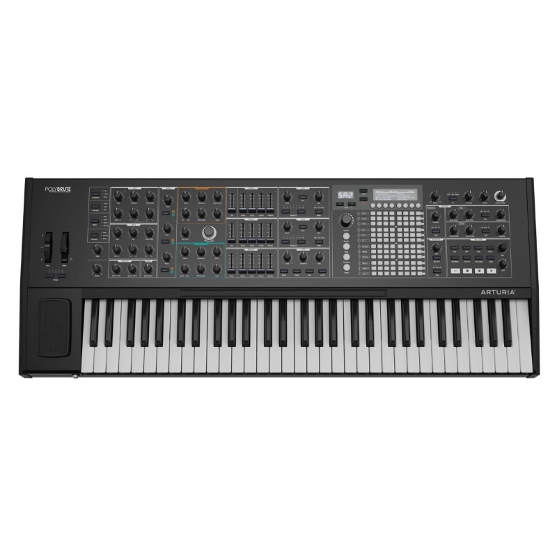 Arturia PolyBrute Noir Edition Sintetizzatore Analogico Polifonico 6 Voci 61 Tasti con Sound Morphing Limited Edition