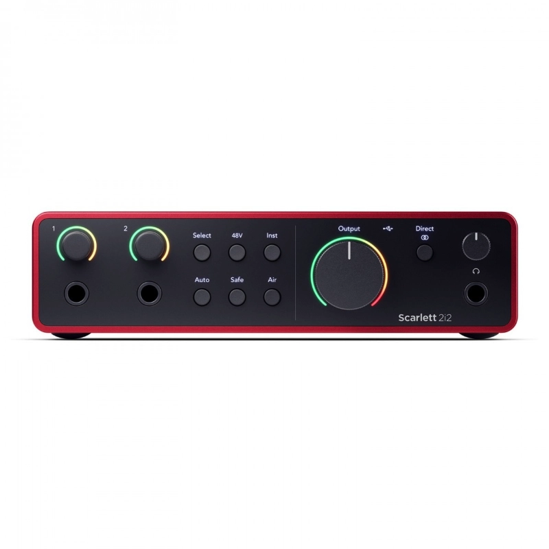 Focusrite Scarlett 2i2 Studio 4th Gen Bundle per Studio di Registrazione