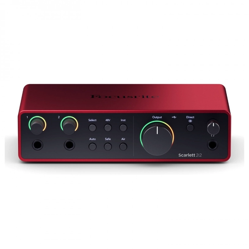 Focusrite Scarlett 2i2 Studio 4th Gen Bundle per Studio di Registrazione