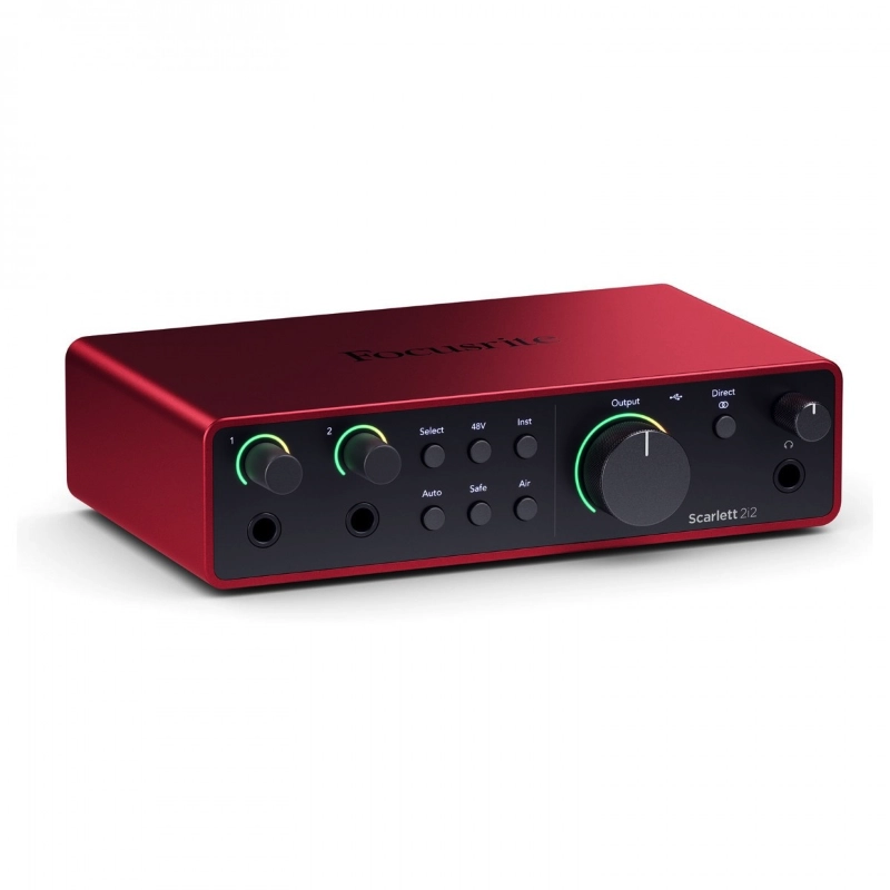 Focusrite Scarlett 2i2 Studio 4th Gen Bundle per Studio di Registrazione