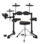 Alesis Debut Kit Batteria Elettronica 7 Pad con Modulo Sonoro e Pelli Mesh
