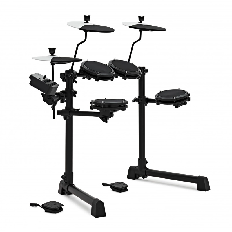 Alesis Debut Kit Batteria Elettronica 7 Pad con Modulo Sonoro e Pelli Mesh