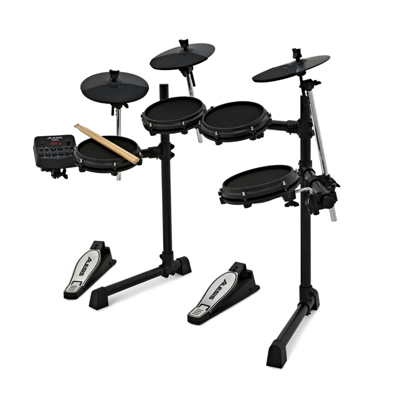 Alesis Turbo Mesh Kit Batteria Elettronica 8 Pad con Pelli Mesh