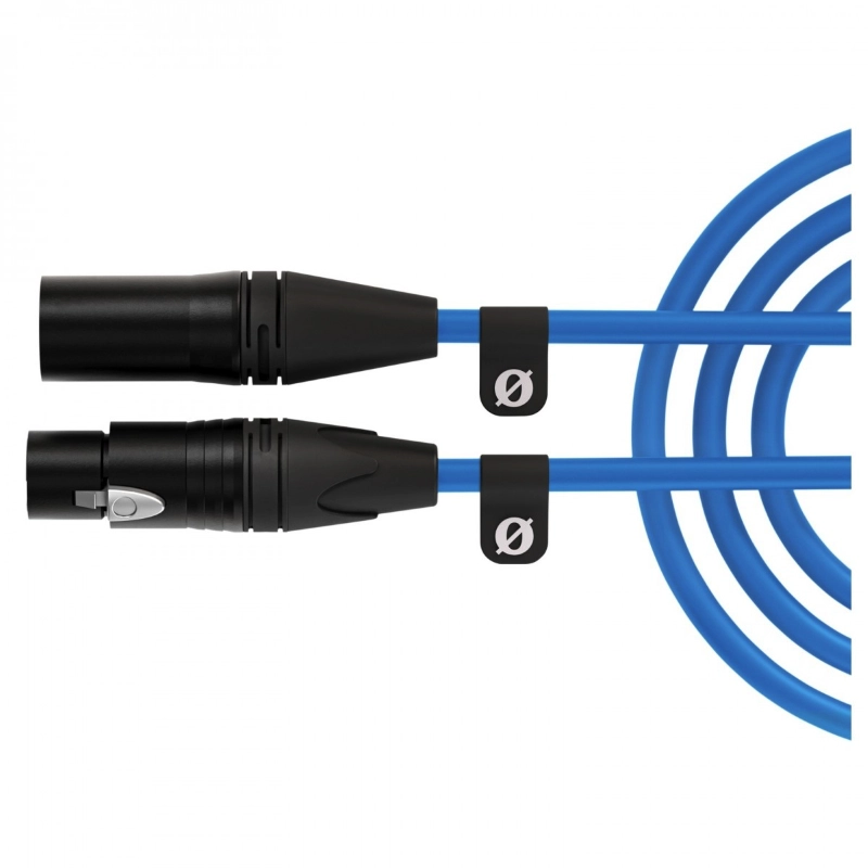 Rode XLR3M-B Cavo XLR per Microfono 3mt Blu