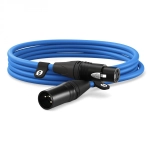 Rode XLR3M-B Cavo XLR per Microfono 3mt Blu