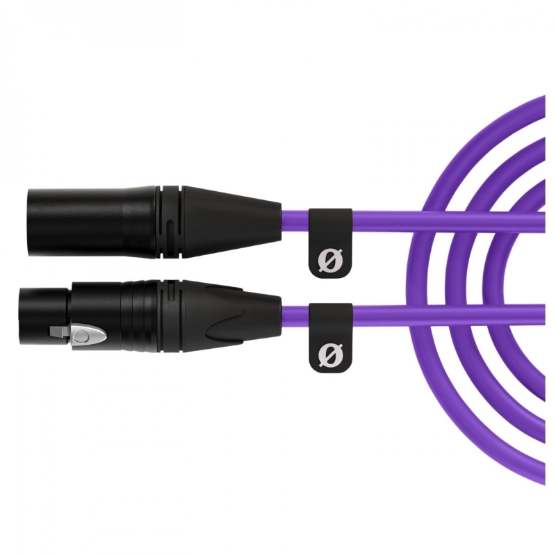 Rode XLR3M-PU Cavo XLR per Microfono 3mt Viola
