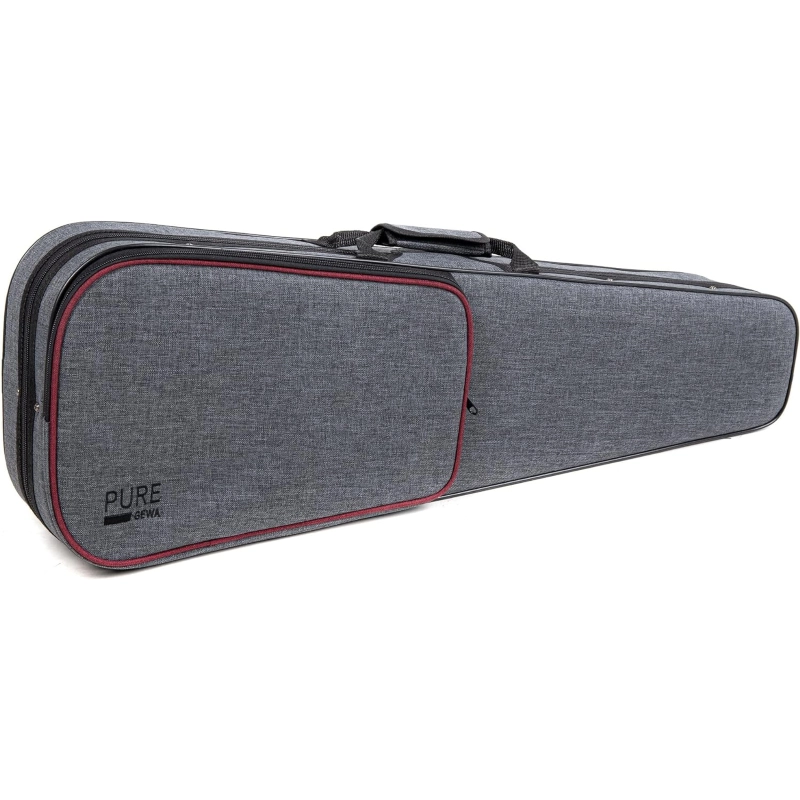 PURE GEWA Astuccio Sagomato per Violino 1/2 Grigio/Viola