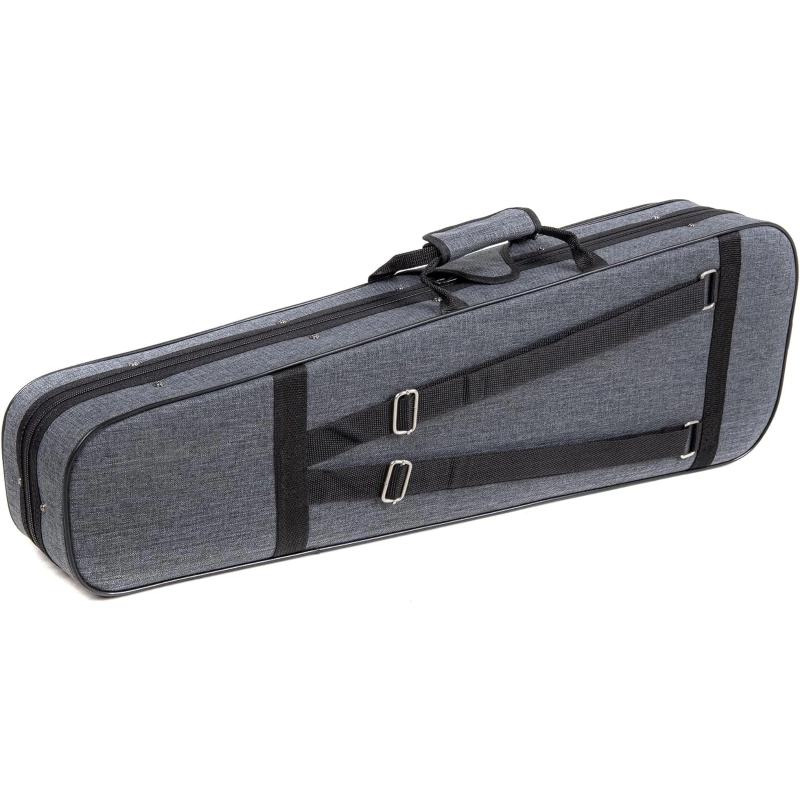 PURE GEWA Astuccio Sagomato per Violino 1/2 Grigio/Viola