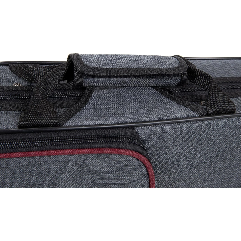 PURE GEWA Astuccio Sagomato per Violino 1/2 Grigio/Viola