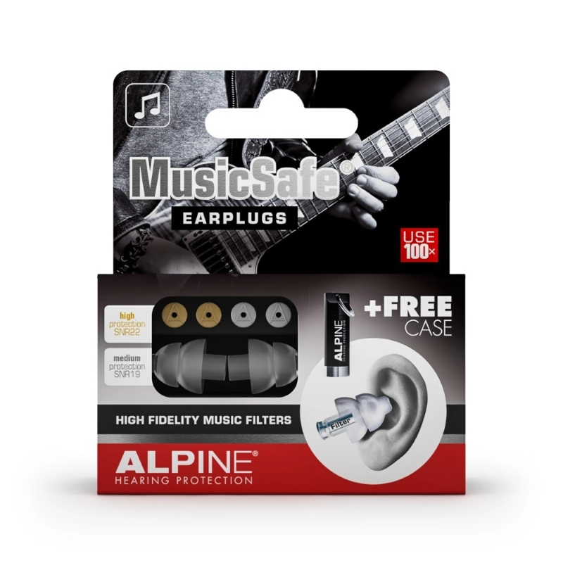 ALPINE MUSICSAFE Kit Auricolari con 2 filtri
