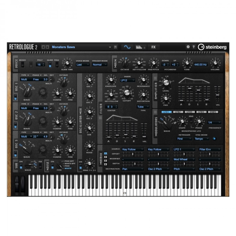 Steinberg Absolute 6 Bundle di Strumenti Virtuali per la Produzione di Musica