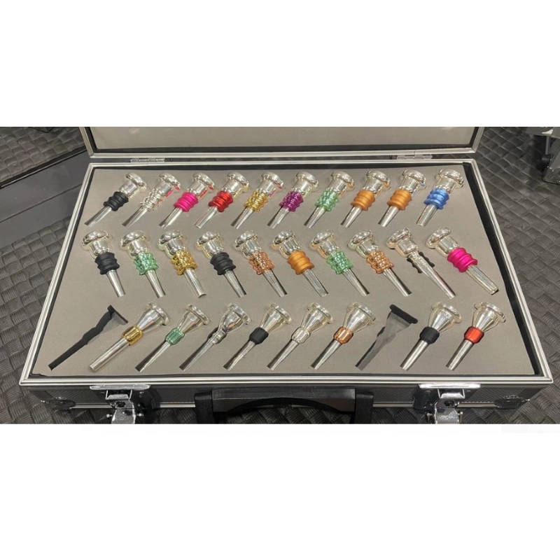 Padovani DC7 Bocchino per Tromba con doppia camera Argentato