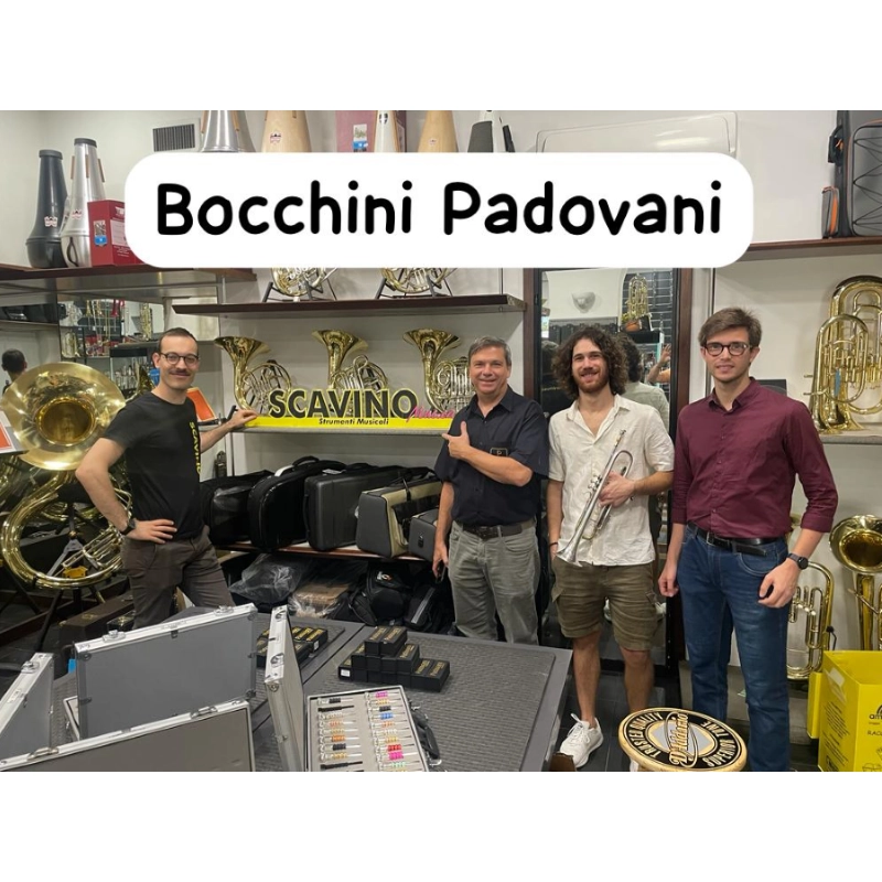 Padovani DC7 Bocchino per Tromba con doppia camera Argentato