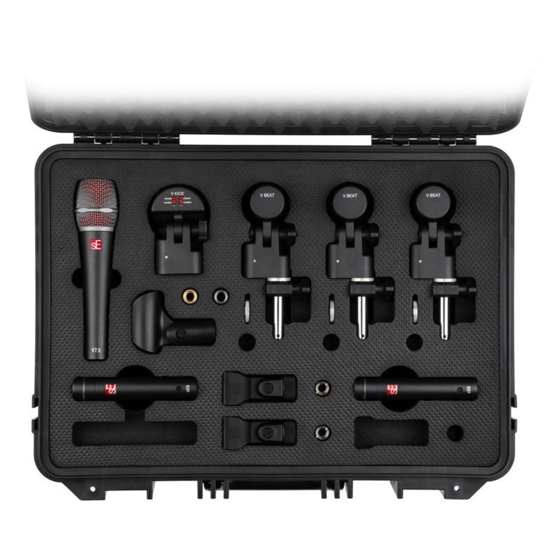 sE Electronics V Pack Arena Kit 7 Microfoni per Batteria
