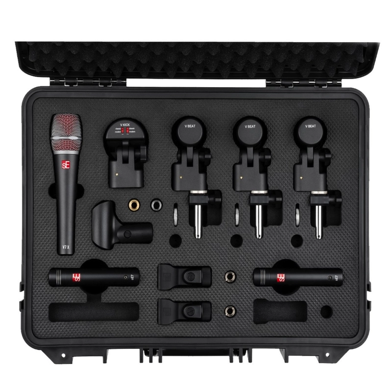 sE Electronics V Pack Club Kit 6 Microfoni per Batteria