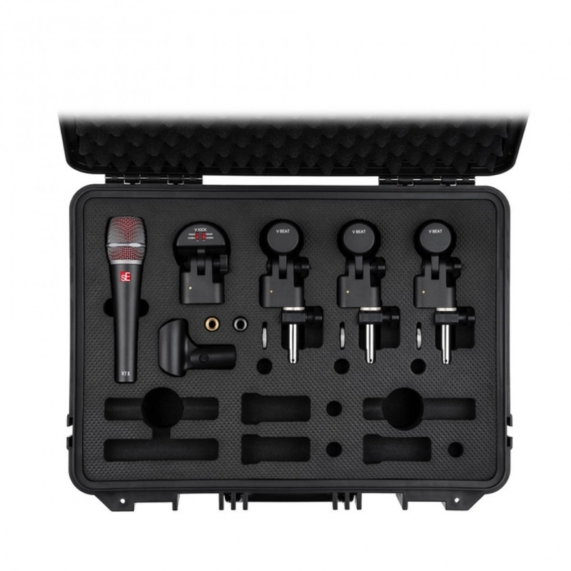 sE Electronics V Pack Venue Kit 4 Microfoni per Batteria