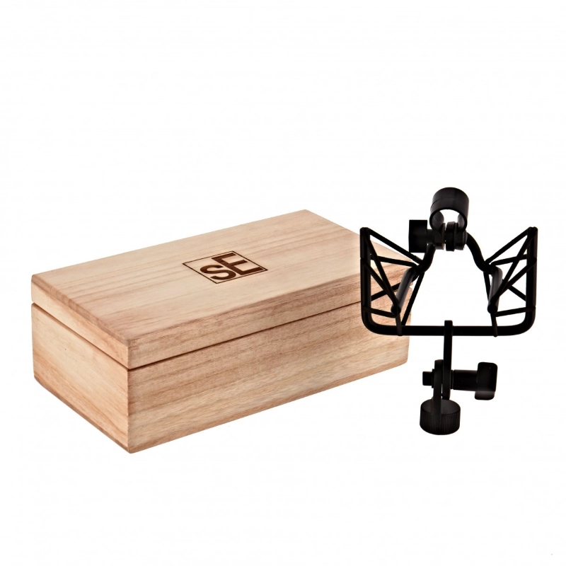 sE Electronics VR1 VE Vintage Edition Microfono a Nastro Completo di Case in Legno
