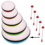 Tamburello Ritmico cm.35,5 pelle sintetica LF HD14-1