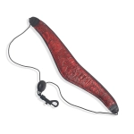 Levy's M27W-001 Tracolla Sax in pelle Deluxe Geranium Red Black 2"