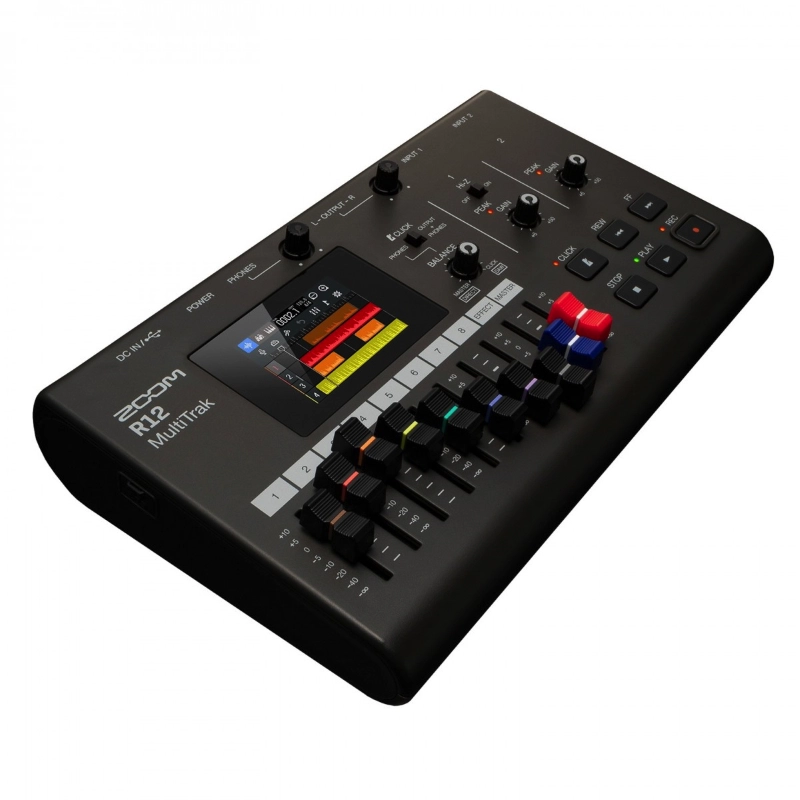 Zoom R12 Registratore Digitale 8 Tracce con Touch Screen Sintetizzatore e Drum Machine