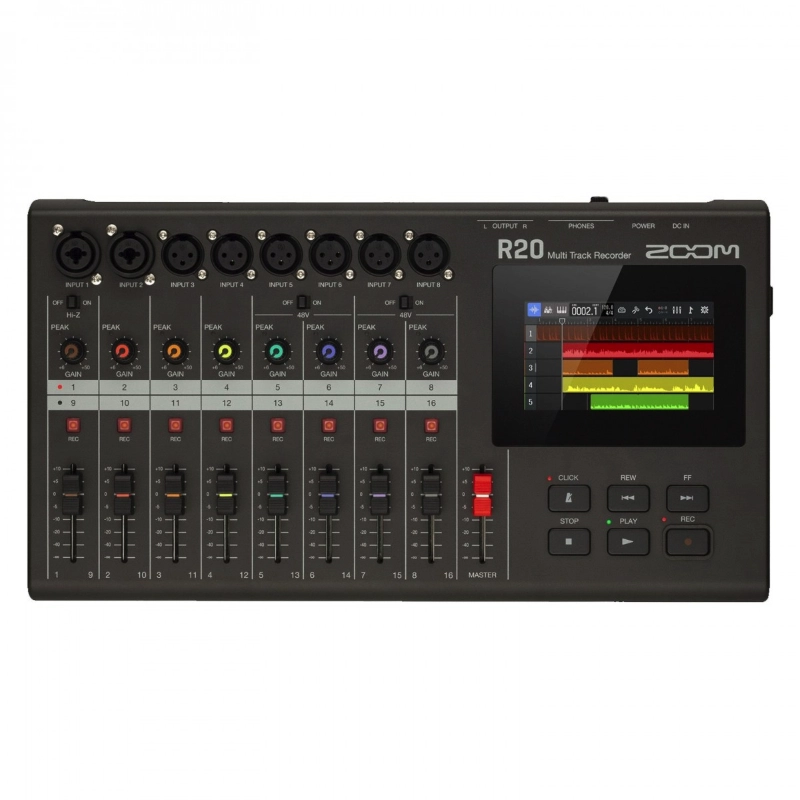 Zoom R20 Registratore Multitraccia 16 Tracce